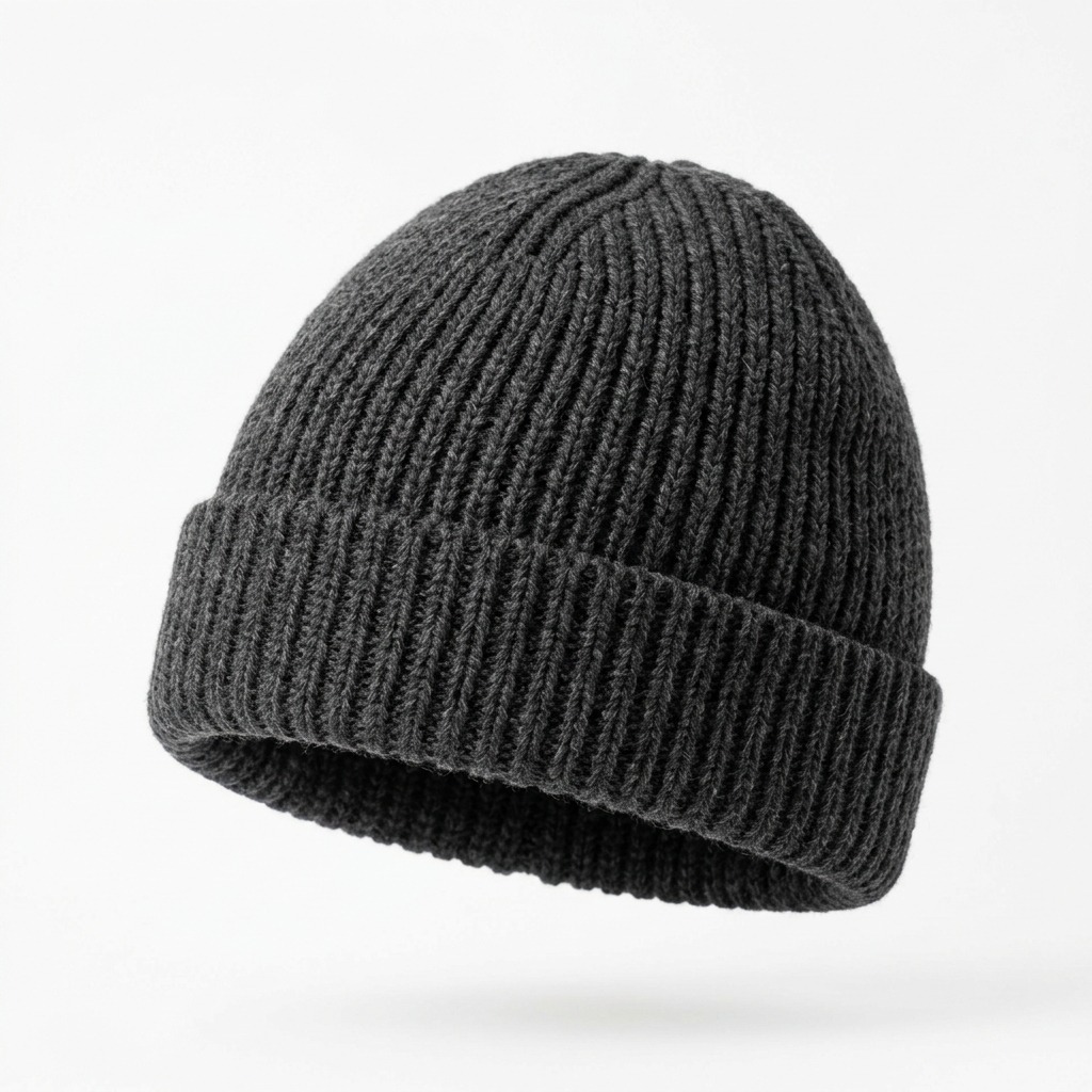 Custom Ribbed Knit Beanie Caps – Premium Winter Headwear