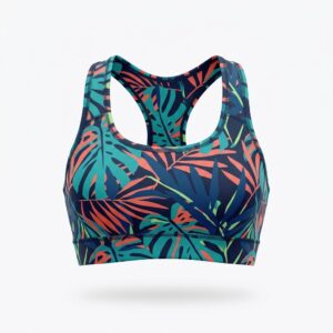 Custom Beach Sports Bra – High-Performance Sublimated Activewear.